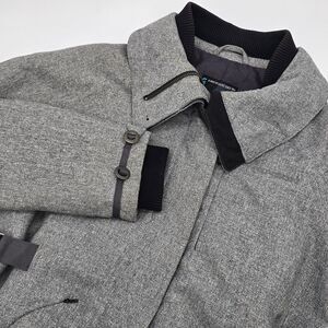 Tenson 51 Coat MPC Women's 38 Gray Herringbone Trench Sweden Outdoors